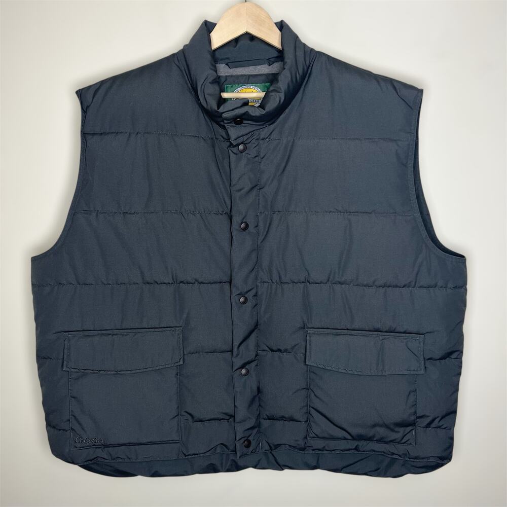 Cabela's Premier Northern Goose Down Vest 3X Mens Puffer Fishing Outdoor Fleece